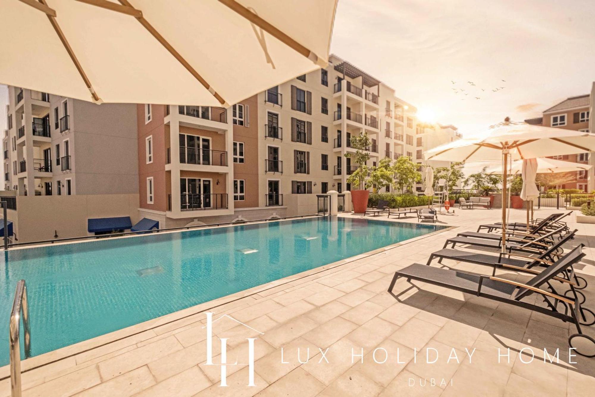 Lux - The La Mer Sea View Suite 3 Dubai Eksteriør bilde